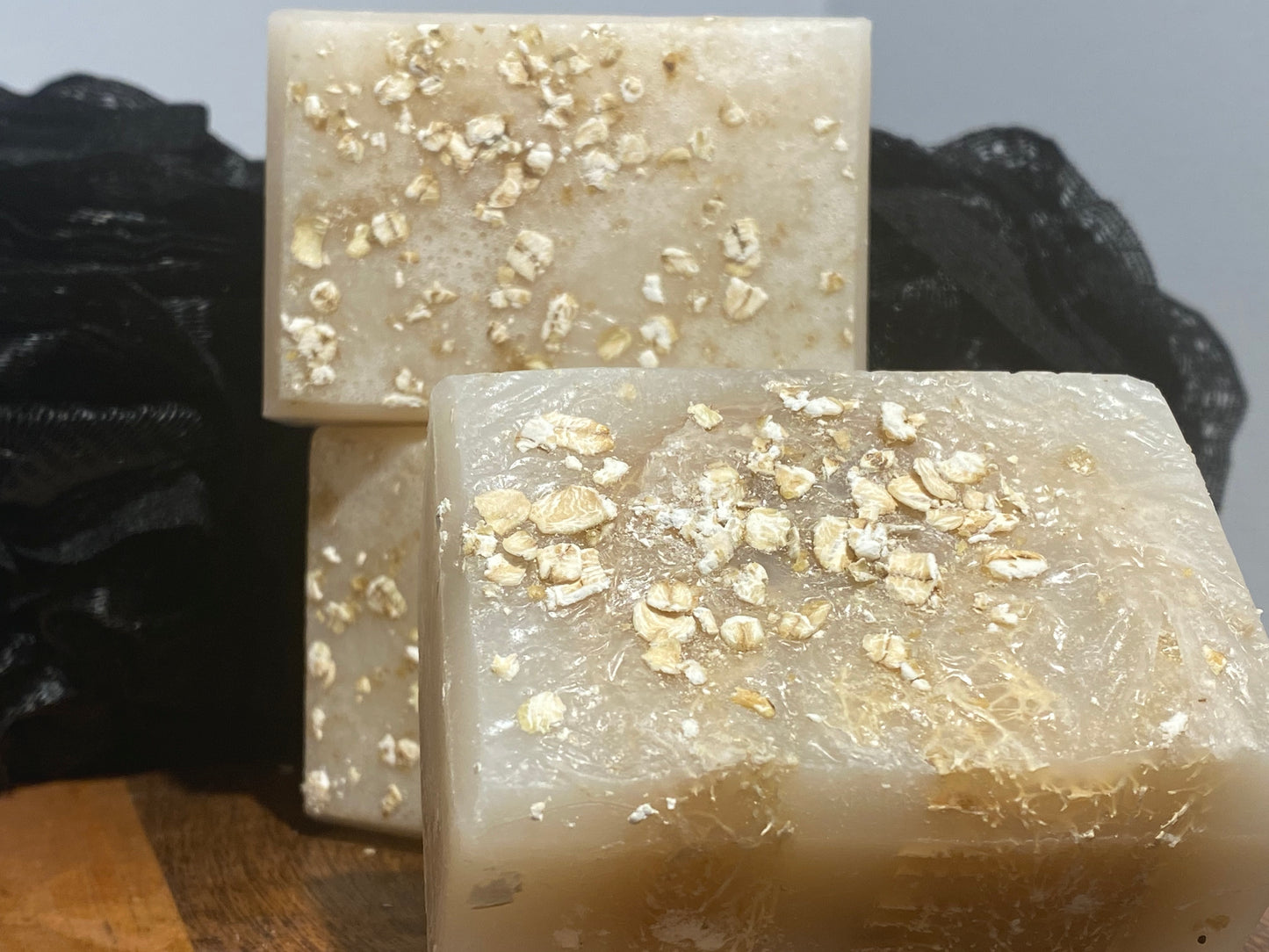 OATMEAL MILK AND HONEY LOOFAH BAR SOAP