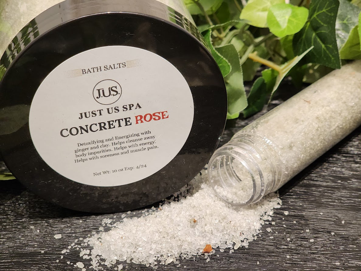 CONCRETE ROSE BATH SOAK