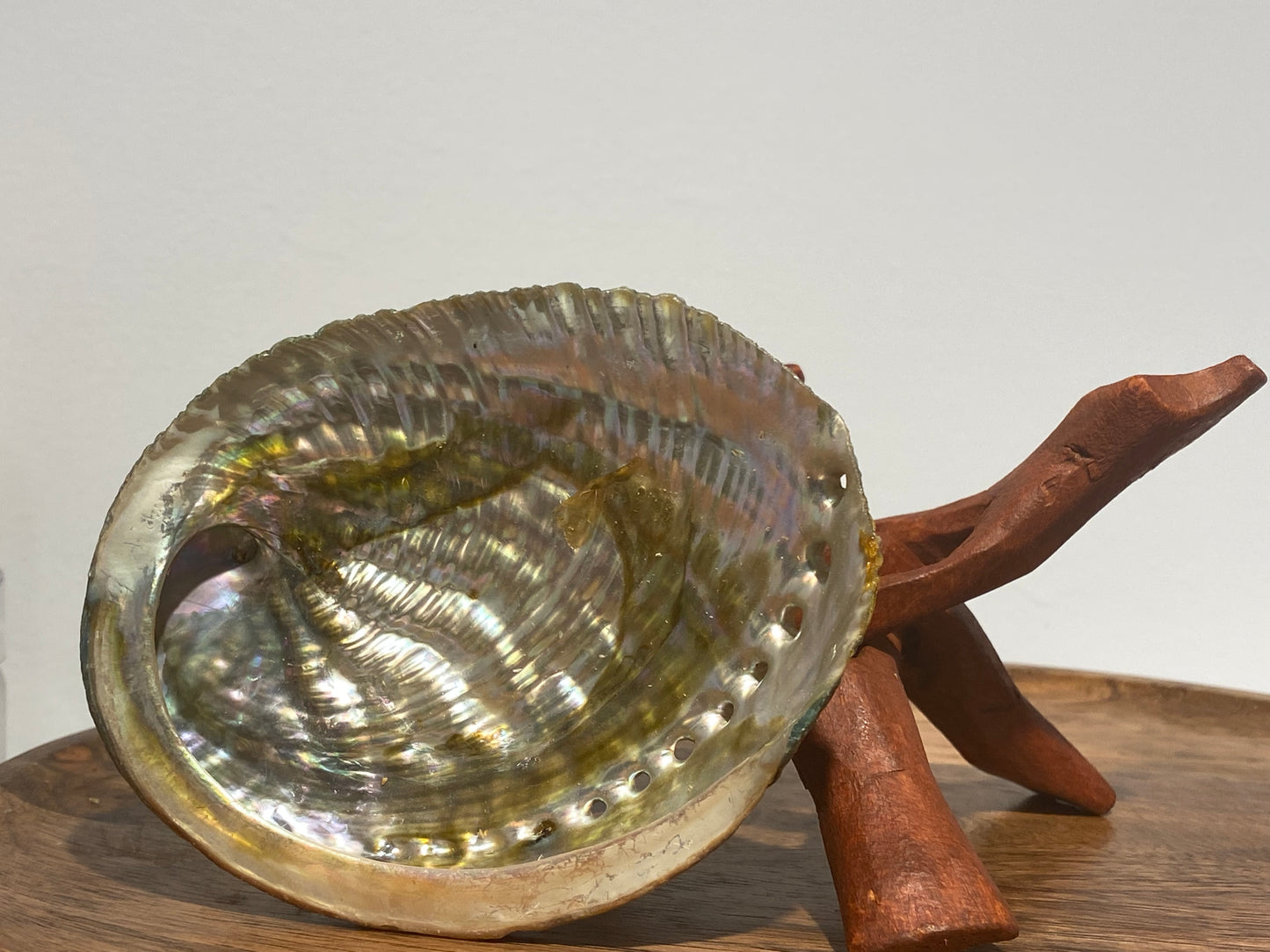 Abalone Sage Holder