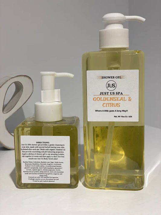 GOLDENSEAL & CITRUS BODY WASH 8 OZ